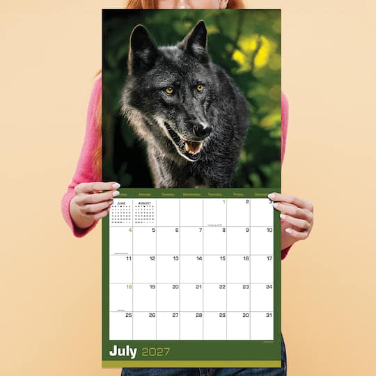 2027 Wolves Wall Calendar